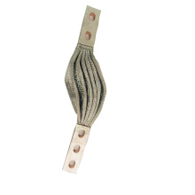 Tin platting copper braid connector on two ends